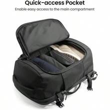 Travel Backpack 40L TSA  Flight Appd Carryon Lage Hand Backpack Spillresistant Lightweight Busin Rucksack Durable Large Weekender Bag Daypack Fits 17.3 Inch Laptop - As Pic - View 4