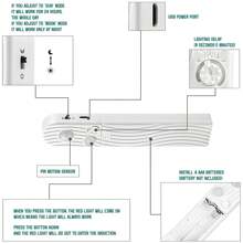 1pc Cabinet Light Strip, Wireless Motion Sensor LED Sensor Light Strip, Cabinet Wardrobe Light Strip, USB Night Light Strip, Stair Backlight, Suitable For Security Lighting In Rooms, Bedrooms, Kitchens, Closets, Stairs, Hallways And Cabinets, 1/3/5cm Bar Light Strip.Applicable, Halloween Christmas Thanksgiving Graduation Season