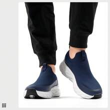 Men's Sneakers, Breathable Slip-On Shoes For Men - Blue - View 4