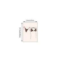 1pc Bikini Hanging Wall Art Picture Girl Laundry Canvas Prints Paintings Leopard Bikini Posters Girly Summer Decor For Bedroom, Living Room, Or Apartment,Dorm,Wall Decor Gift For Her Unframed Or Framed