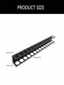 1 pieza Soporte de pared de metal de alta resistencia para cuchillos - Organizador ahorrador de espacio para alicates y destornilladores