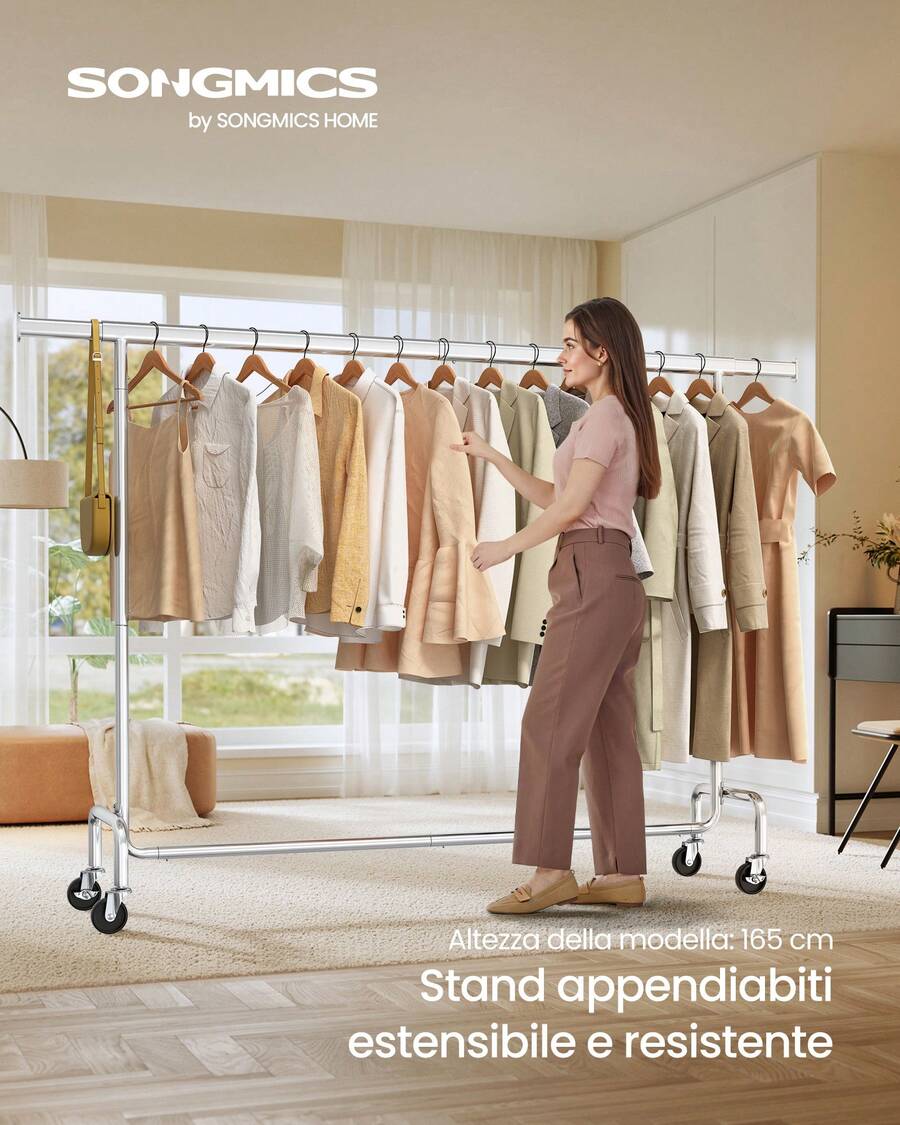 SONGMICS Clothes Drying Racks - Argent - Voir 1