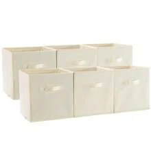 1 pièce Boîte de rangement carrée en tissu non tissé coloré, organisateur pliable sans couvercle pour vêtements/articles, bac de stockage multifonctionnel