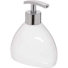 Five 白色丝绸皂液器，夏季家居浴室装饰 - 白色 - 查看 2