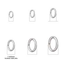 200pcs Oval Stainless Steel Rings, Suitable For DIY Jewelry Making, Necklaces, Bracelets, Keychains - Type - View 13
