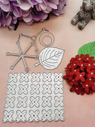 花瓣切割刀模具绣花球花手帐模具