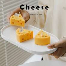 Fruit Scented Candles Charming Innovative Cheese Strawberry Banana Pear Peach Fruit Candles Home Decoration Scented Candles Fruit Scented Candles Handmade Gifts Cheese Ugly Orange Photo Props Home Decoration Gifts Valentine's Day Accompanying Gifts Birthday Candles Halloween Christmas Anniversaries Weddings And Other Occasions