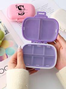 1 szt. Dostosowany 8-slotowy przenośny uszczelniony tygodniowy organizer na pigułki, pojemnik na leki odporny na wilgoć, dostosowane pudełko na pigułki podróżne - 8 przegródek etui na pigułki, przenośne codzienne pudełko na leki, do przechowywania witamin, olej rybi