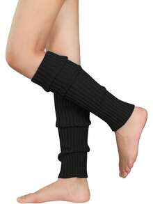 Leg Warmers For Women - Leg Warmers 80s Ribbed Knitted Long Socks For Party Sports, Fall / Winter - Multicolor - View 3