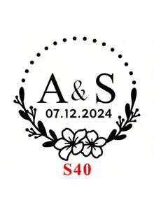 1 PC Personalized Embosser Stamp,Initials Embosser Stamp,Custom Embosser Stamp,Emboss Stamp,Address Stamp, Wedding Stamp,Paper Embossing Stamp-Silver - Silver - View 20