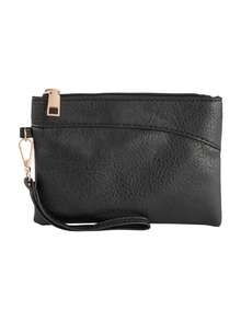 Sheonly US Mid-West Style Hobo Tote Bag 2pcs Set - Handbag & Wallet - Black - View 4