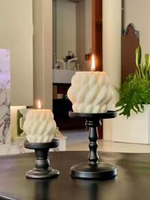1 Rotary Aromatherapy Candle, Interior Decoration, High-End Bedroom Girls' Birthday And Holiday Perfume, Durable DIY Home Gifts, Soybean Wax And Beeswax Mixture, Single Core, Indoor And Outdoor Use, Spice Essence, Ideal Choice For Valentine's Day And General Home Decoration Graduation And Wedding