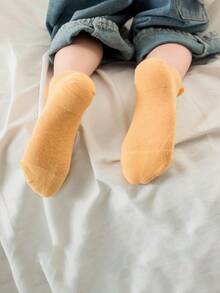 5 Pairs Cartoon Animal Ear Decor Mesh Children Socks, Breathable & Comfortable Short Socks For Girls Leisure Daily Wear, Summer Thin - Multicolor - View 3