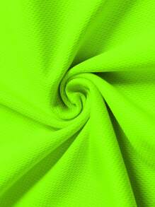 1 pièce Débardeur de sport pour femmes sans manches dos nageur ouvert en vert néon. Tissu respirant et fonctionnel parfait pour la gym, l'entraînement, la course, le yoga, la randonnée en plein air, le camping d'été, les week-ends décontractés et les vacances à la plage. Très pratique.