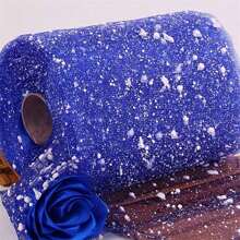 1 Roll, Handmade Silk Ribbon Rose Wrapping Paper, Flower Wrapping Paper For Flower Shops, Bouquets, Scene Decor, Festivals Decor, Room Decor, Home Decor, Offices Decor, Theme Party Decor