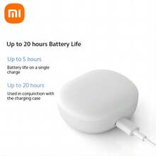 Xiaomi Redmi Buds 4 Lite Black, Wireless Earbuds, Noise Cancelation, 20Hr Battery Life, IPX4 Water Resistance, 12mm Dynamic Driver, Lightweight, Google Fast Pair, Media Control, Compatible With Cellphones - Black - View 7