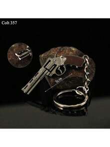 Mini Zinc Alloy Keychain Submachine Gun Keychain Boyfriend Husband Birthday Gift - Gun - View 13