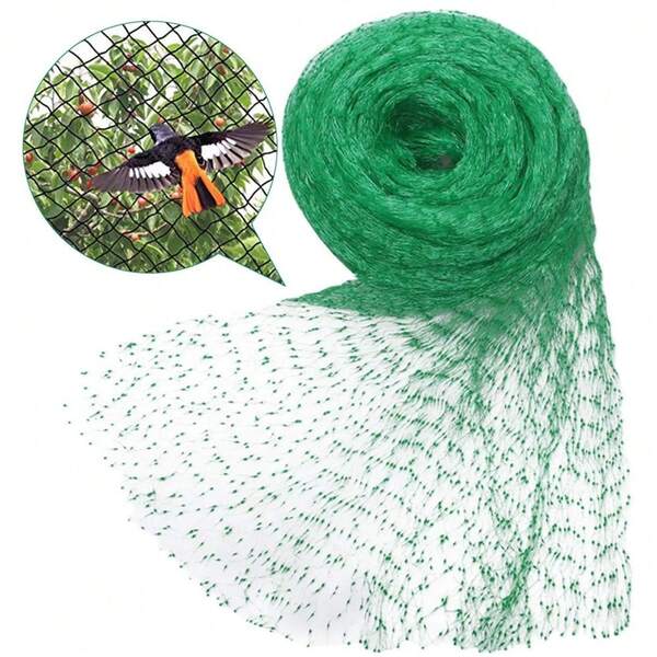 Green Garden Netting Woven Mesh Protect Plants Fruits Flowers Trees Fencing Stretch Durable Netting Stops Birds Animals