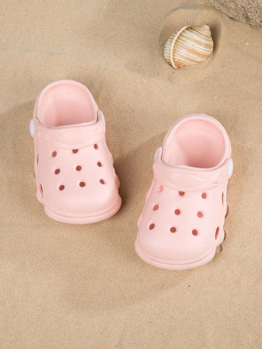 1 para dziecięcych, modnych, lekkich, oddychających, plażowych sandałów dla chłopców, odpowiednich na lato - Różowy - Zobacz 1