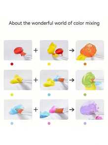 طقم ألوان أكريليك 6 ألوان مع حامل الرسم والباليت - طقم فن وحرف DIY، مناسب للرسم، يشمل لوحة قماشية وفرش، مثالي كهدية لعيد الأم، عيد الأب، التخرج، الزينة، هالوين، عيد الميلاد