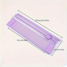 1 pieza Cortador de papel A3, herramienta portátil de corte de fotos, destructora de papel mini, cortador de papel con esquinas redondas, herramientas de corte