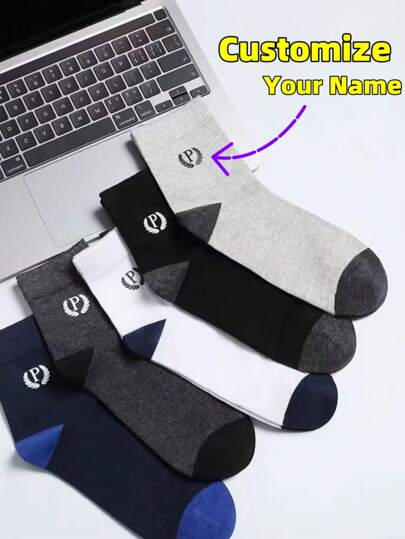 Customized Socks - Can Customize With Name Or Logo, Whether For Showcasing Unique Personal Style Or For Team/Event Branding, Fulfilling Consumers' Demand For Personalized Products