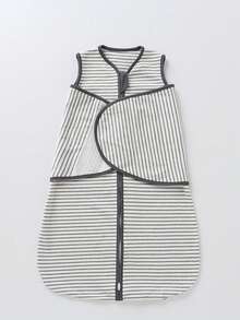 1件装婴儿睡袋襁褓，防止惊跳反射，四季皆宜，新生儿婴儿包裹毯，透气 - 彩色 - 查看 22