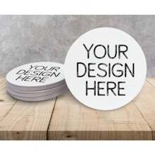 Custom Design Coasters | Great For Businesses, Events, Bars, Weddings, Birthdays, Anniversaries, Save The Dates, Parties, Holidays