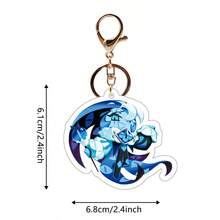 1pc Cookie Run Kingdom Keychain - Cake Run Keychain - Acrylic Material - Backpack Hanging Decoration - Home Decor - Holiday Gift - Birthday Gift - Halloween / Christmas Gift - Toys - Games - Multicolor - View 19