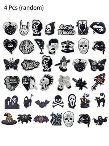 36 pièces de clips pour chaussures sur le thème d'Halloween, décorations DIY pour sabots, mules, sandales, convient pour les enfants, les filles, les garçons, les cadeaux de fête, Halloween