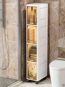 1件客厅儿童玩具零食收纳柜多层衣服储物柜家用防尘架子床下收纳