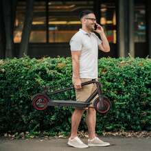 Scooter Patinete Con Asiento Eléctrico 36v 7.8ah Y Negro 35km/h Plegable Autonomía 30km - Rojo - Ver 5