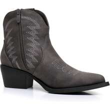 GLOBALWIN Women's Western Boots Ankle Cowboy Boots For Women Fall Boots Halloween Season - 灰色 - 查看 2