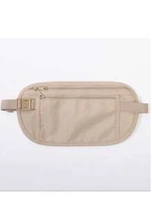 Travel Money Belt - Slim Passport Holder RFID Blocking Travel Pouch To Protect Cash, Credit Cards And Travel Documents Storage Bag