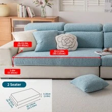 1pc Stretch Jacquard Sofa Cover, Machine Washable, Anti-Cat Scratch, Furniture Protector Sofa Cushion Cover Set With Recliner Slipcover, For Modern Living Room, Bedroom, Office Decor Room Decor Home Decor Living Room Decor Couch Cover Sofa Covers