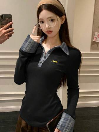 トップス Shin メタリックロゴ配色ドロストスキッパートップス[fu253] | レディース