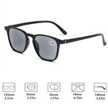 New Sun Reading Glasses For Men And Women Large Frame Reading Glasses +1.0 To +4.0 - Grey - View 6
