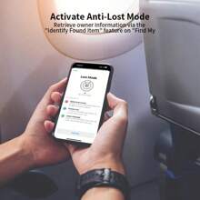 RSH 4er Pack schwarzer Smart Tag, GPS-Positionsbestimmer, Datenschutz, funktioniert mit Apple Find My (nur für iOS), austauschbare Batterie, für Taschen, Schlüssel, Fahrräder, Geldbörsen-Ortung