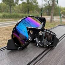 1pc New Lightweight Motorcycle Goggles, Outdoor Sports Sunglasses, Comfortable Wearing