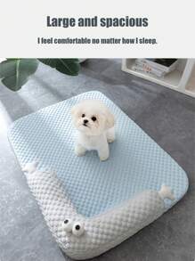 Dog Cooling Mat - Instant Cooling Pet Bed For Dogs & Cats, Pet Spring And Summer Mat, Suitable For Cats And Small Bell Shaped Dogs, Self Cooling Fabric, Lightweight, Soft, Comfortable, And Comfortable Sleeping Mat, Can Be Used Indoors/Outdoors