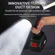 Soffiatore a mano senza fili "Klack Power Violent Fan", 120.000 RPM: Potenza e versatilità in un design compatto, lo strumento ideale per pulire tastiere, interni auto, foglie, polvere e molto altro - Consegna in 24/48 ore - nero - Visualizzare 2