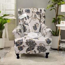 2pcs Waterproof Stretch Universal Tiger Chair Cover Protector Set, Tiger Print Pattern, Includes 1 Sofa Cover + 1 Cushion Cover Gifts Birthday Graduation