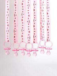 10pcs Baby Shower Pacifiers Necklace,Acrylic Baby Pacifiers Party Favors Pacifiers Charm Pacifiers Necklace For Baby Shower Party Decorations Table Scatter, Pink Baby Shower Family Decorations Gifts,Gender Reveal Decorations,Graduation Decoration,Party Supplies,Perfect Gift For Kids,Wedding,Christmas Mother's Day Graduation - Multicolor - View 9