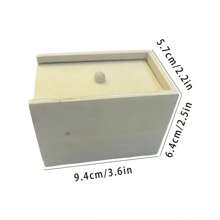 Caja de broma de araña original, juguete de caja de madera divertido, caja de regalo sorpresa divertida para Navidad, Halloween, broma práctica y kit de regalo sorpresa, sorprende a tu familia y amigos con este divertido juguete de caja de madera con araña. ¡Caja de madera creativa hecha a mano!