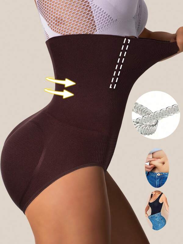 1 Pc Seamless High Waist Shaping Panties Slimming Tummy Control Waist Trainer Body Shaper Shapewear For Women Underwear Women's Underwear Sheath Flat Belly Woman Lingerie Briefs Butt Lifter