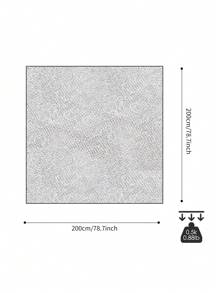 Tapis de mousse en aluminium double face imperméable pour l'extérieur, tapis isolant en feuille d'aluminium imperméable pour pique-nique, plage, tente de camping