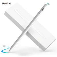 具有倾斜灵敏度和防手掌误触功能的触控笔，兼容 2018-2025 iPad 10 代、9 代、8 代、7 代、6 代 iPad Pro 11 英寸、12.9 英寸 iPad Mini 5 代、6 代、7 代 iPad Air 6 代、5 代、4 代、3 代 - 4 LED - 查看 10