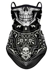 Máscara retro de motociclismo para protección solar, pañuelo de cabeza de verano antirrayos UV para exteriores, cubierta para el cuello y la cabeza, protector facial para montar en bicicleta o motocicleta