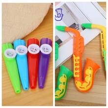 2 peças/Conjunto Brinquedos de Instrumentos Musicais Plásticos Realistas Variados, Feitos de Materiais Plásticos para Brincadeiras Normais, Adereços de Performance de Festa, Presente de Festa, Presente para Volta às Aulas e Temporada de Formatura