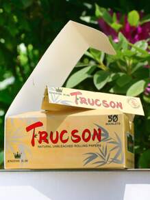 50 Books/Box Of Cigarette Paper, 32 Pieces Of 110mm Brown Pre-Rolled Paper/Book Handmade Roll Paper Accessories, Ultra-Thin Slow Burning Roll Paper With Tip, For Christmas Gifts, Halloween Gifts, Valentine's Day Gifts, New Year Gift Parties And Holiday Supplies, Easy To Carry